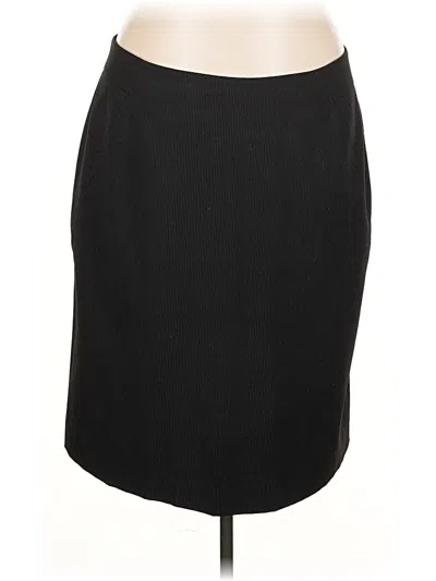 Pre-owned Rafaella Formal Skirt In Black