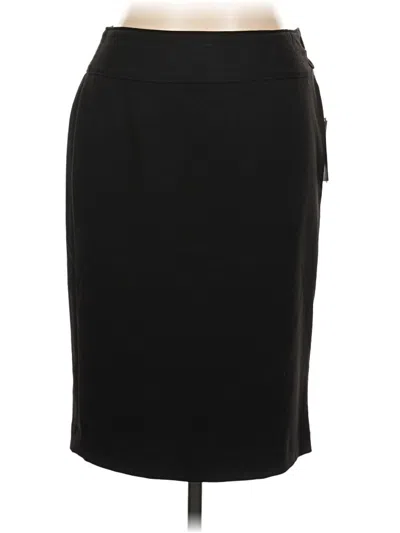 Pre-owned Rafaella Formal Skirt In Black