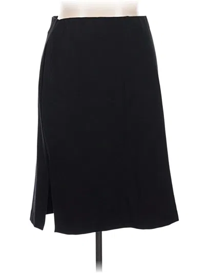 Pre-owned Rafaella Formal Skirt In Black