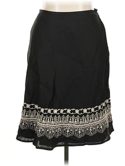 Pre-owned Rafaella Formal Skirt In Black