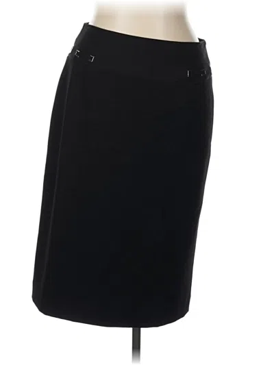 Pre-owned Rafaella Formal Skirt In Black
