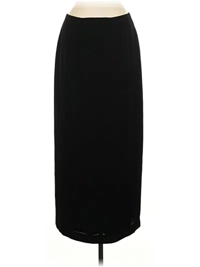 Pre-owned Rafaella Formal Skirt In Black