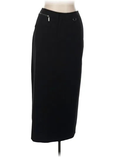 Pre-owned Rafaella Formal Skirt In Black