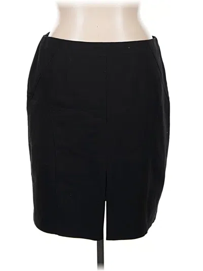 Pre-owned Rafaella Formal Skirt In Black