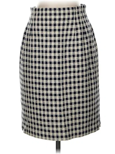 Pre-owned Rafaella Formal Skirt In Blue