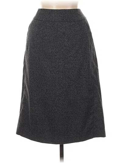 Pre-owned Rafaella Formal Skirt In Gray