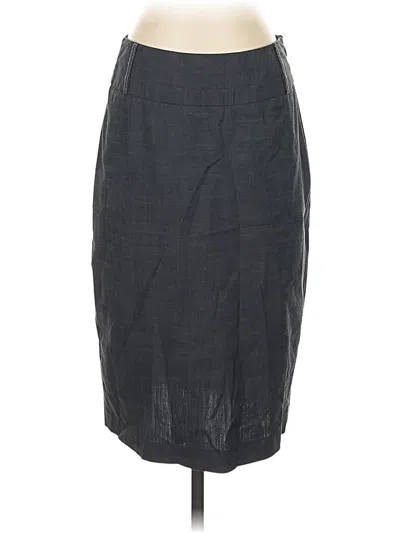 Pre-owned Rafaella Formal Skirt In Gray