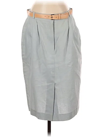 Pre-owned Rafaella Formal Skirt In Gray