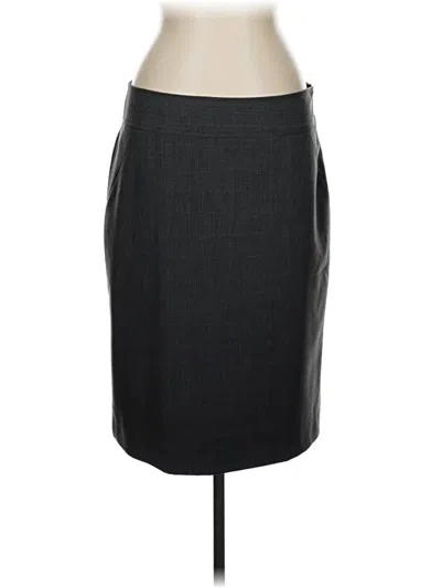 Pre-owned Rafaella Formal Skirt In Gray