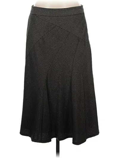 Pre-owned Rafaella Formal Skirt In Gray