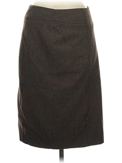 Pre-owned Rafaella Formal Skirt In Gray