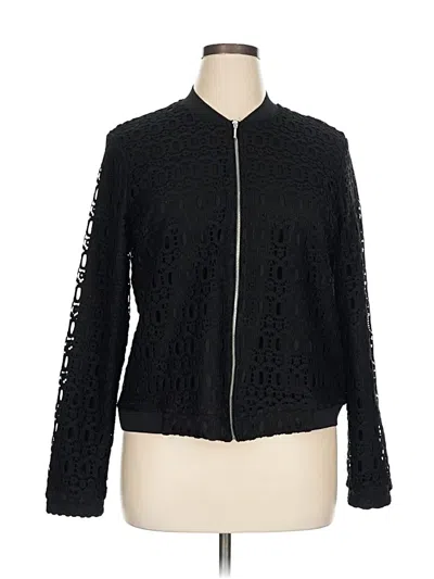 Pre-owned Rafaella Jacket In Black