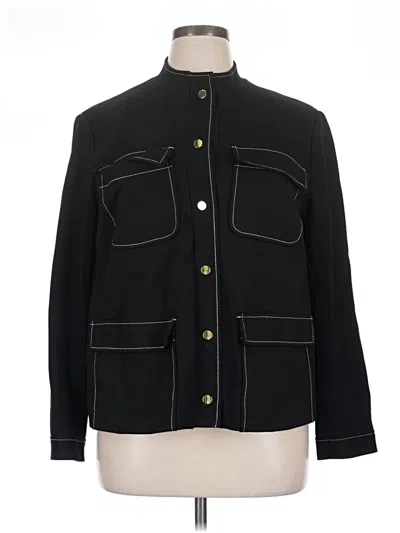 Pre-owned Rafaella Jacket In Black