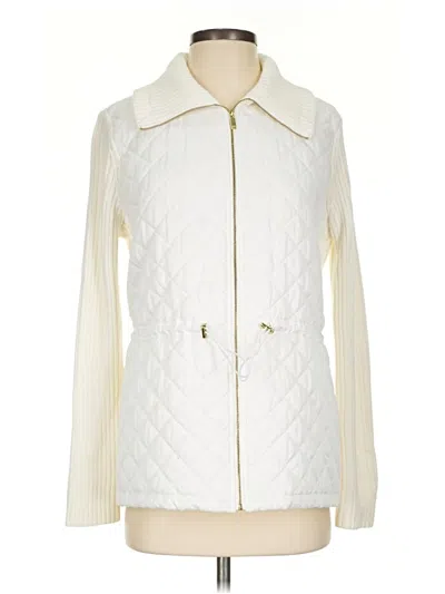 Pre-owned Rafaella Jacket In Ivory