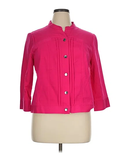 Pre-owned Rafaella Jacket In Pink