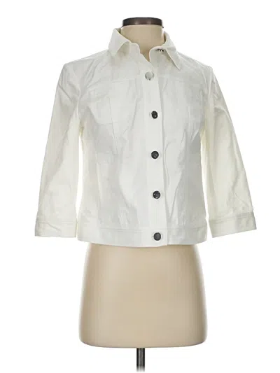 Pre-owned Rafaella Jacket In White