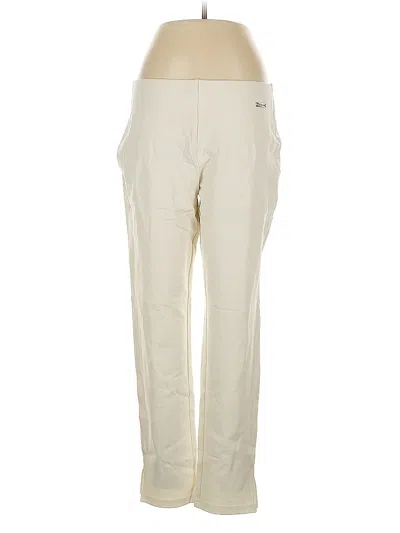 Pre-owned Rafaella Khaki Pant In White