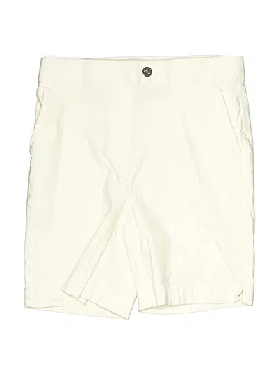 Pre-owned Rafaella Khaki Shorts In Ivory