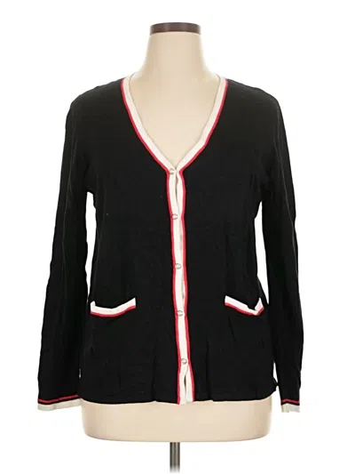 Pre-owned Rafaella Kimono In Black