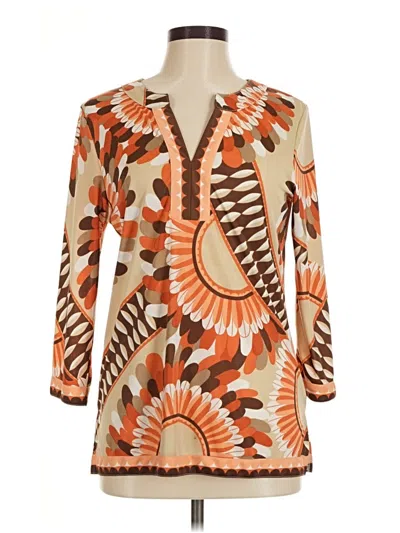 Pre-owned Rafaella Kimono In Orange