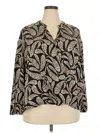 Rafaella Long Sleeve Blouse In Multi