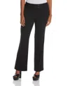 Rafaella Petite Curvy Fit Boot Cut Pants In Black