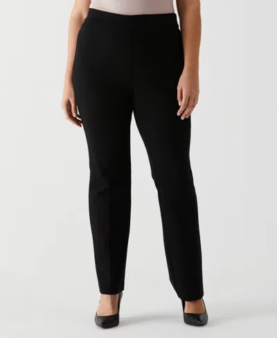 RAFAELLA PLUS SIZE BOOT CUT PULL-ON PANTS