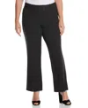 Rafaella Plus Size Curvy Fit Bootcut Pant In Graphite