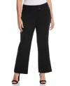 Rafaella Plus Size Curvy Fit Bootcut Pant In Black