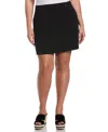 Rafaella Plus Size Modern Fit Wrap Skirt In Black