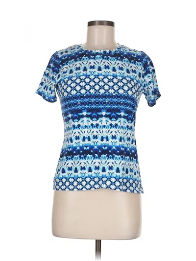 Pre-owned Rafaella Short Sleeve T-shirt In Blue