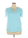 Rafaella Short Sleeve T-shirt In Blue