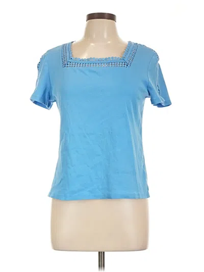 Pre-owned Rafaella Short Sleeve T-shirt In Blue