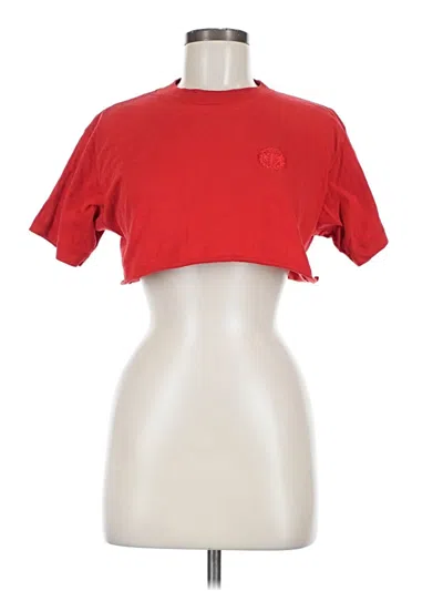 Pre-owned Rafaella Short Sleeve T-shirt In Red