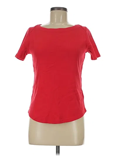 Pre-owned Rafaella Short Sleeve T-shirt In Red