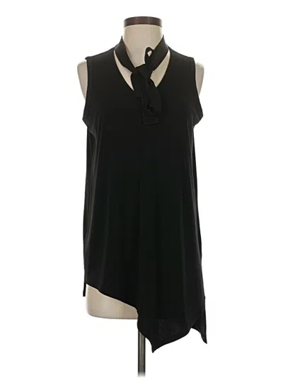 Pre-owned Rafaella Sleeveless Blouse In Black