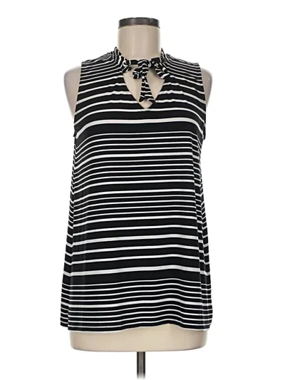 Pre-owned Rafaella Sleeveless Blouse In Black