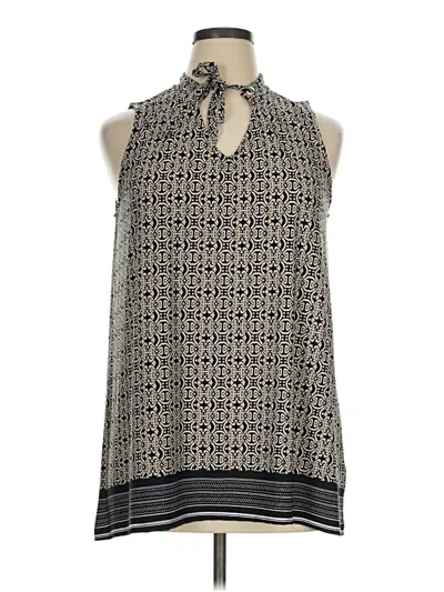 Pre-owned Rafaella Sleeveless Blouse In Gray