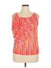 Rafaella Sleeveless Blouse In Multi
