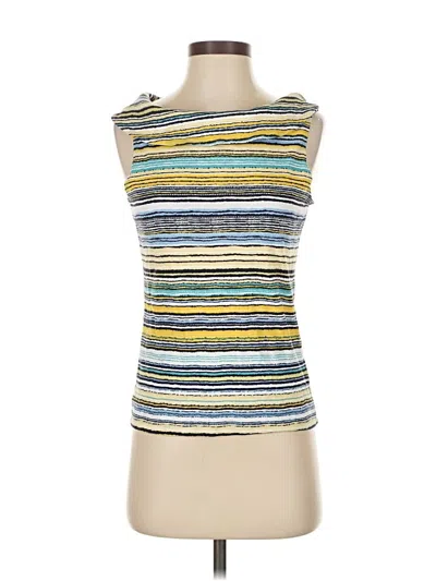 Pre-owned Rafaella Sleeveless T-shirt In Yellow