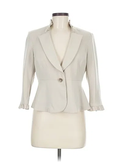 Pre-owned Rafaella Studio Blazer Jacket In White