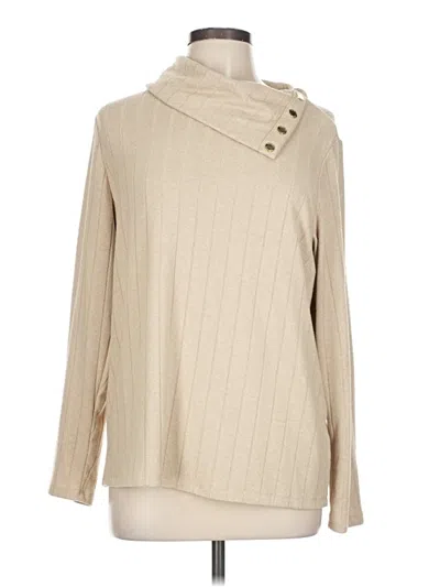 Pre-owned Rafaella Turtleneck Sweater In Brown