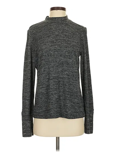 Pre-owned Rafaella Turtleneck Sweater In Gray