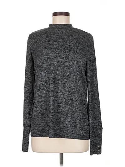 Pre-owned Rafaella Turtleneck Sweater In Gray