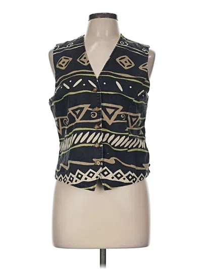 Pre-owned Rafaella Vest In Gold