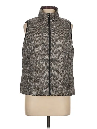 Pre-owned Rafaella Vest In Gray