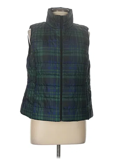 Pre-owned Rafaella Vest In Green