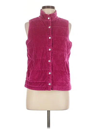 Pre-owned Rafaella Vest In Pink