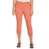 Rafaella Women's Viscose Capri Pant In Emberglow In Orange