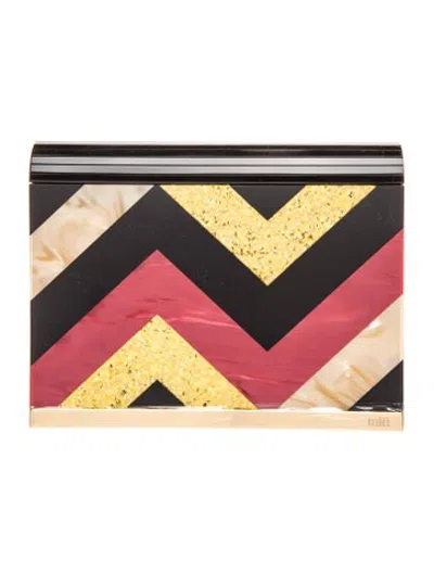Pre-owned Rafe Acrylic Clutch In Multicolor